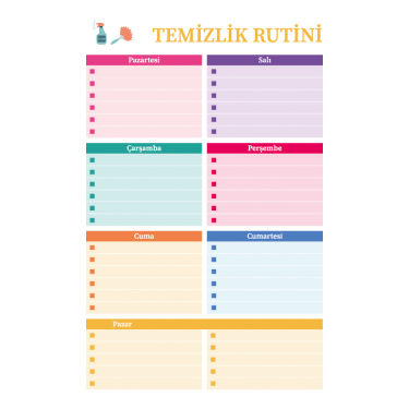 Temizlik Rutini