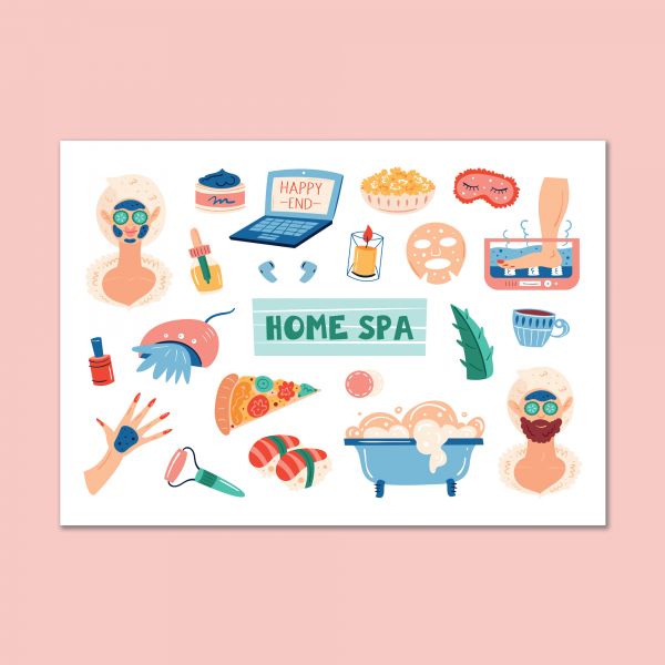 150- Home Spa Sticker Sayfası