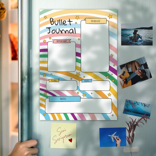 Bullet Journal Magnet Planlayıcı