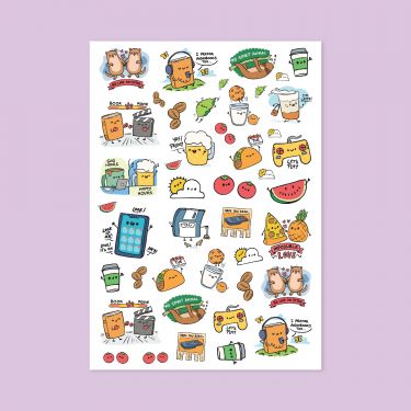 57- Funny Doodle Sticker...