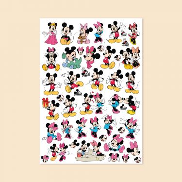 38- Mickey Sticker Sayfası