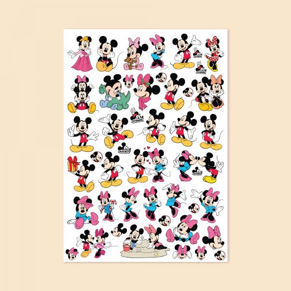 38- Mickey Sticker Sayfası