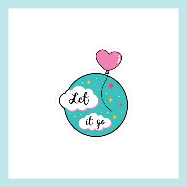 Let it Go Vinyl Sticker