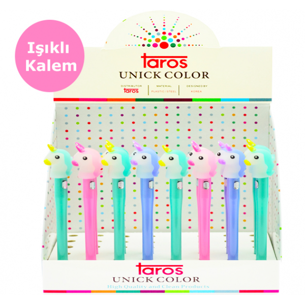 Işıklı Unicorn Jel Kalem